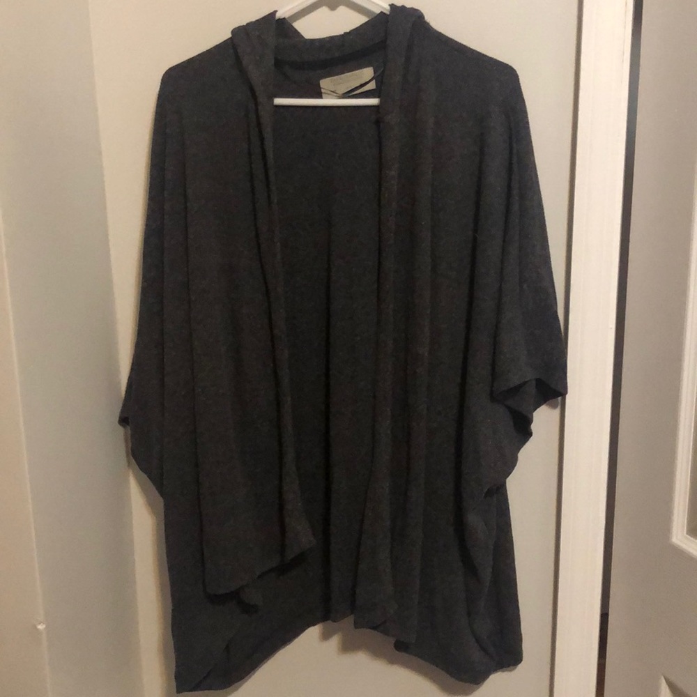 Zara hooded open cardigan